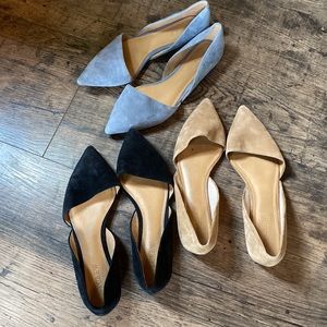 J Crew Suede Slip Ons